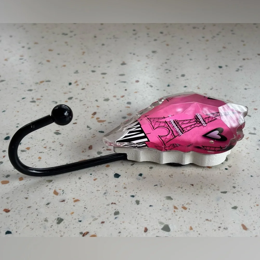 Paris Eiffel Tower Wall Hook Pink Acrylic‎ Decorative Hook Hobby Lobby